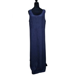 Karin Stevens Women Minimalist Navy blue dress Size 16